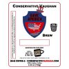 Conservative Vaughan Brew Carton Label