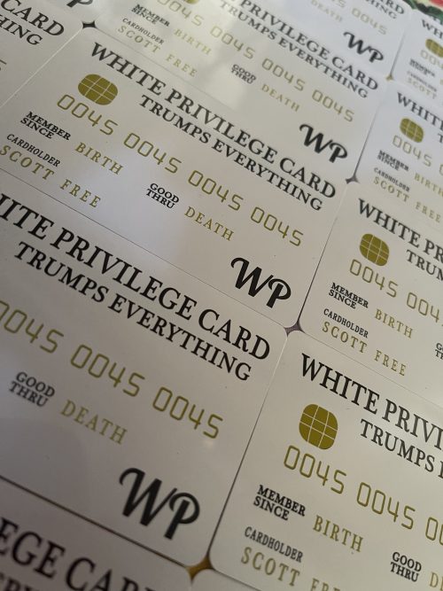 White Privilege Card 1