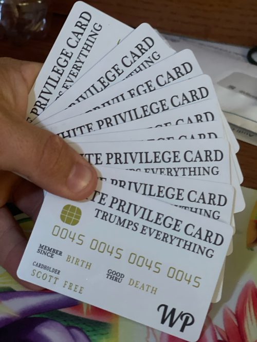 White Privilege Card 2