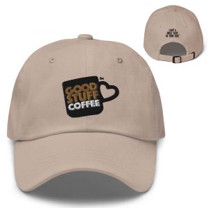 Good Stuff Coffee Logo Baseball Cap with Tagline